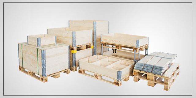 Pallet collar machines