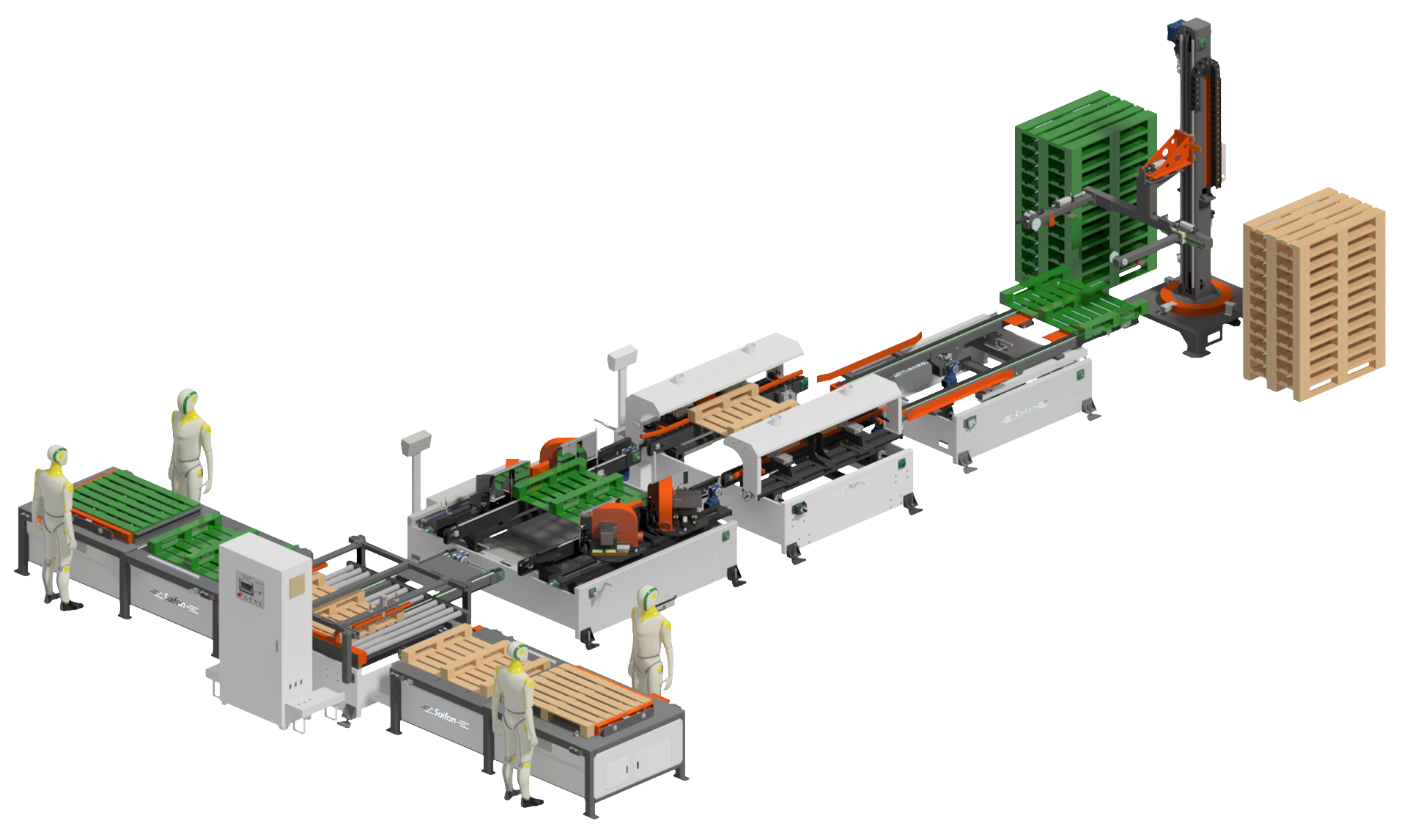 SF9030-托盤手動打釘線總裝（三工位）