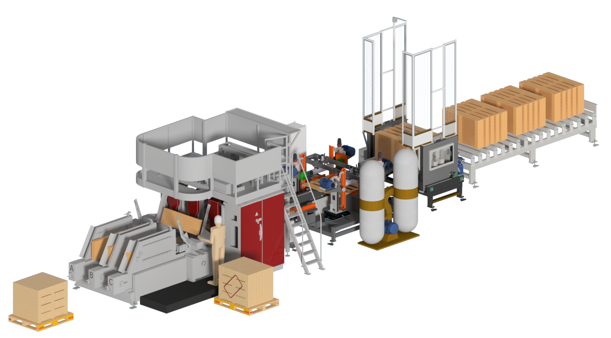 SFCP7面板托盤打釘線